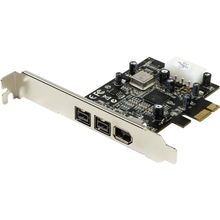 Контроллер  STLab F-301 (RTL) PCI-Ex1, IEEE1394b, 800Mbps, 2  port-ext,  IEEE1394,  1 port-ext