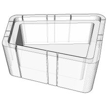 Скамейка бетонная UNI SFP