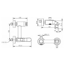 Смеситель для ванны Bravat Waterfall F673107C-01