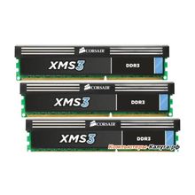 Память DDR3 12288 Mb (pc-10600) 3x4096Mb Corsair XMS3 (CMX12GX3M3A1333C9)