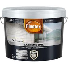 ПИНОТЕКС Экстрим-1 краска по дереву сверхпрочная BC под колеровку (8,5л)   PINOTEX Extreme One краска защитная сверхпрочная для древесины база BC под колеровку (8,5л)