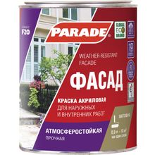 Parade F20 Фасад 900 мл бесцветная