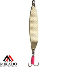 Блесна колеблющаяся Mikado MINNOW № 2   15 г.   8 см. - золото