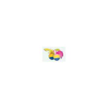 ТРИОЛ Набор для кошек Мяч радужный трехцветный зефирный