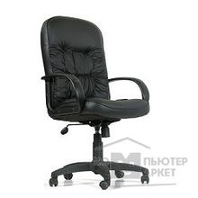 Chairman Офисное кресло  416 ЭКО черный глянец, 1189772
