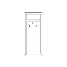 Модули Кураж Вешалка 600 Сиена