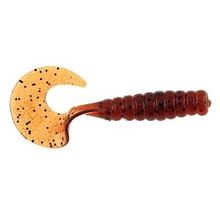 Твистер Powerbait Power Grub, 8см, 15шт., Pumpkinseed Berkley