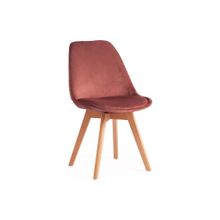 Tetchair Стул TULIP SOFT (mod. 74), коралловый (HLR 44) натуральный