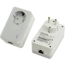 Сетевая карта   TP-LINK   TL-PA4010PKIT   AV500 Nano Powerline Adapter Kit (2 адаптера,1UTP  10 100Mbps, Powerline 500Mbps)