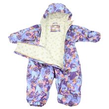 Huppa Huppa, Комбинезон демисезонный Mirko для девочки (сиреневый принт) 3186BS15 373