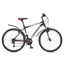 STINGER Element 26" (18ск, алюм, аморт.вилка, Vbr, Microshift TZ30 TY21 SUNWAY)(26AHV.ELEM.16BK7, рама 16", черный, 117246)