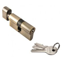 Цилиндр для замка Rucetti R60CK AB ключ вертушка
