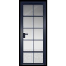 Двери ProfilDoors Модель 4AG Стекло Прозрачное Цвет профиля Cиний матовый