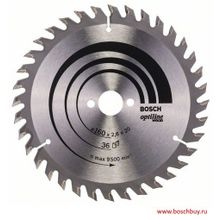Bosch Пильный диск Bosch Optiline Wood 160х16 мм 36WZ (2608640597 , 2.608.640.597)