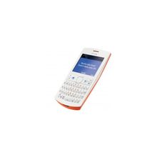мобильный телефон Nokia 205 Asha оранжевый белый