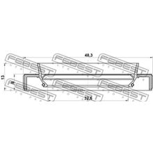 Сальник Привода Febest арт. 95HBY34480813R