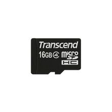 Флеш карта microsdhc 16gb class4 no box & adapter transcend (ts16gusdc4)