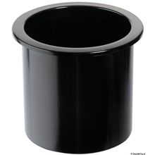 Osculati Recess-fit glass holder ABS black, 48.430.12