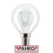 General Electric лампа накаливания P45 шарик E14 40W 230V CL