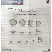 Столовый сервиз Luminarc FLORINE ФЛОРАЙН 100 предметов 6 персон 34710 H7951