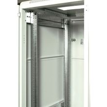 Шкаф телекоммуникационный напольный 18U (600x600) дверь перфорированная