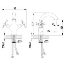 Смеситель Lemark Benefit LM2506C для раковины