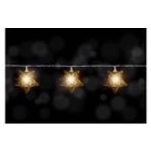 Luca Lighting Гирлянда с золотыми звездами ( длина 135 см, 10 Led ламп). арт. o-370739