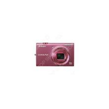 Фотокамера цифровая Nikon CoolPix S6200. Цвет: розовый