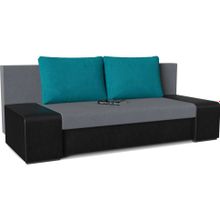 Смарт Диван прямой Монако (Сан Ремо) Black Grey Azur