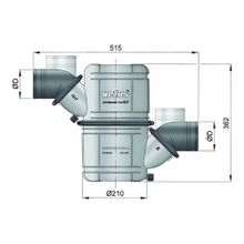 Vetus Термостойкий водяной замок Vetus NLP90HD 515 x 362 x 210 мм под шланг 90 мм