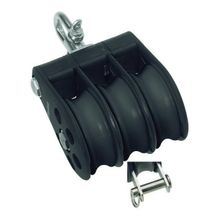 Barton Marine Блок трехшкивный опорный Barton Marine серия 7 N07331 70 мм 1500 - 2500 кг обушковый со скобой