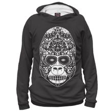 Худи Я-МАЙКА Узорная обезьяна