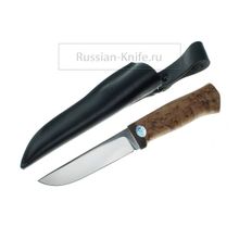 Нож "Следопыт" (сталь 100Х13), карельская береза, АИР