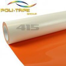 POLI-FLEX Premium 415 Orange термотрансферная плёнка матовая самоклеющаяся полиуретановая 0,5 м, 100 мкм, 25 метров