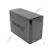 Synology [DS213+] Disk Station (2x3.5 2.5 HDD SSD SATA, RAID 0 1 JBOD,GbLAN,2xUSB3.0,USB2.0,eSATA,CR)