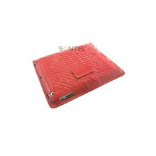 Кожаный чехол-подставка Bottega для new iPad красный 00022392