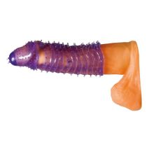 Orion Насадка на пенис с шипами и закрытой головкой - 14,5 см. (фиолетовый)
