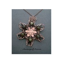 Кулон с лабрадоритами