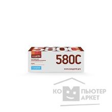 Easyprint TK-580С Тонер-картридж  LK-580C для Kyocera FS-C5150DN ECOSYS P6021 2800 стр. голубой, с чипом