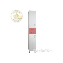 Пенал 32см, Дионис, розовый, левый, правый, с бельевой корзиной, Акватон