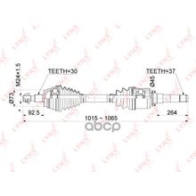 Привод В Сборе | Перед Прав| Mercedes Benz Ml Gl-Class (W166, X166) Ml250cdi-Ml500 12-   = Fr Rh LYNXauto арт. CD1083