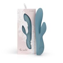 EDC Wholesale Вибратор с клиторальным стимулятором The Violet Rabbit Vibrator - 20 см.