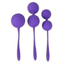 Orion Фиолетовый набор вагинальных шариков 3 Kegel Training Balls (фиолетовый)