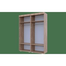 PDM Оризона NEW Шкаф четырехстворчатый Дуб крафт Бетон