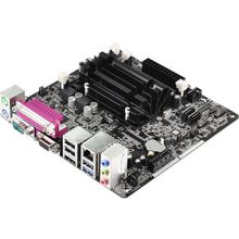 Мат. плата ASRock D1800B-ITX (Celeron J1800 SoC onboard) (RTL) Dsub+HDMI GbLAN SATA  Mini-ITX 2DDR3 SO-DIMM