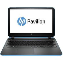 Ноутбук HP Pavilion 15-p211ur <L1S92EA> AMD QuadCore A10-5745M (2.1) 8G 1T 15.6"HD AMD R7 M260 2G DVD-SM BT Win8.1 (Aqua blue)
