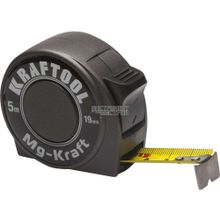 Рулетка, особопроч корпус Kraftool "PRO" "MG-Kraft" 34129-05-19 (5м 19мм)