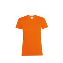 Футболка женская 150, оранжевый - S