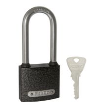 Замок навесной Fuaro PL-01-50-L англ. 3 кл. (длин. дужка) коробка