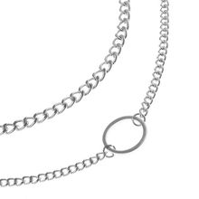 Многослойное колье под серебро (арт. 79778-1)